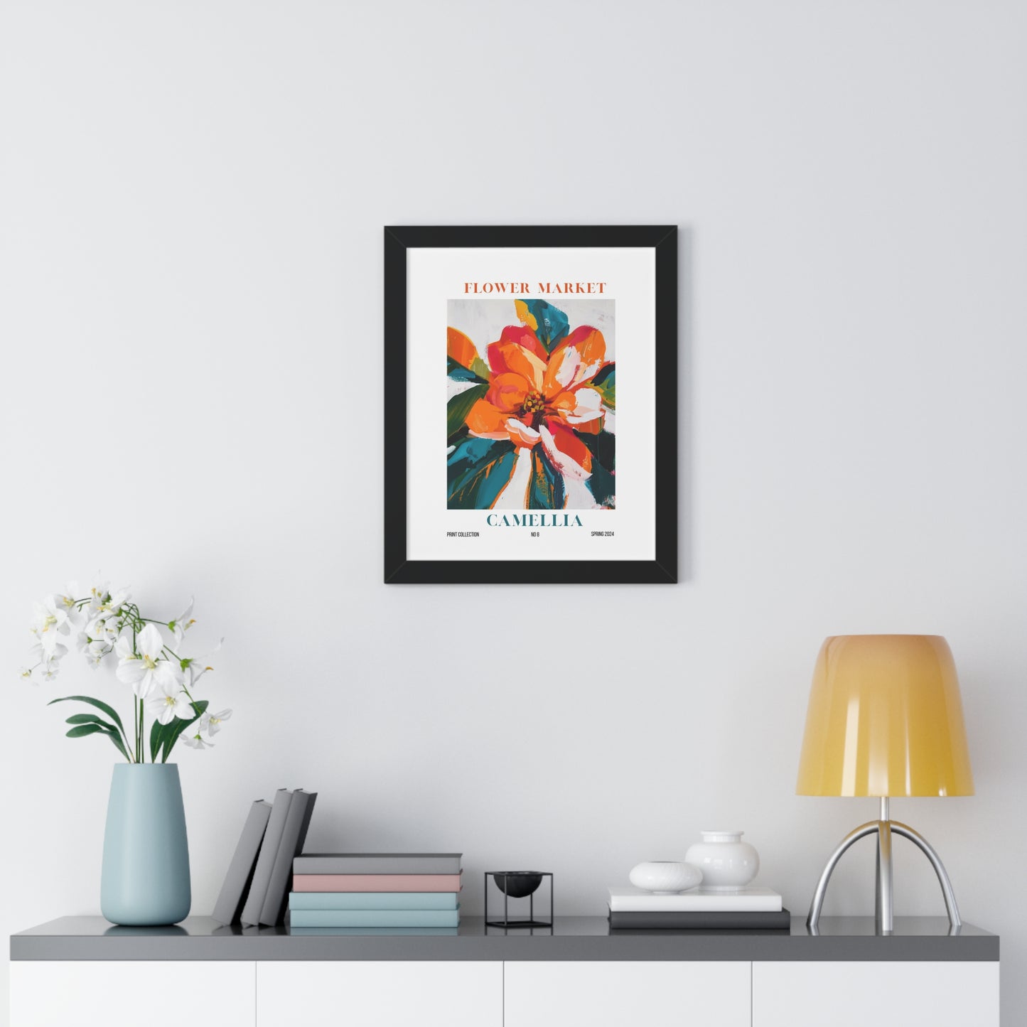 Hibiscus Flower Market Framed Print