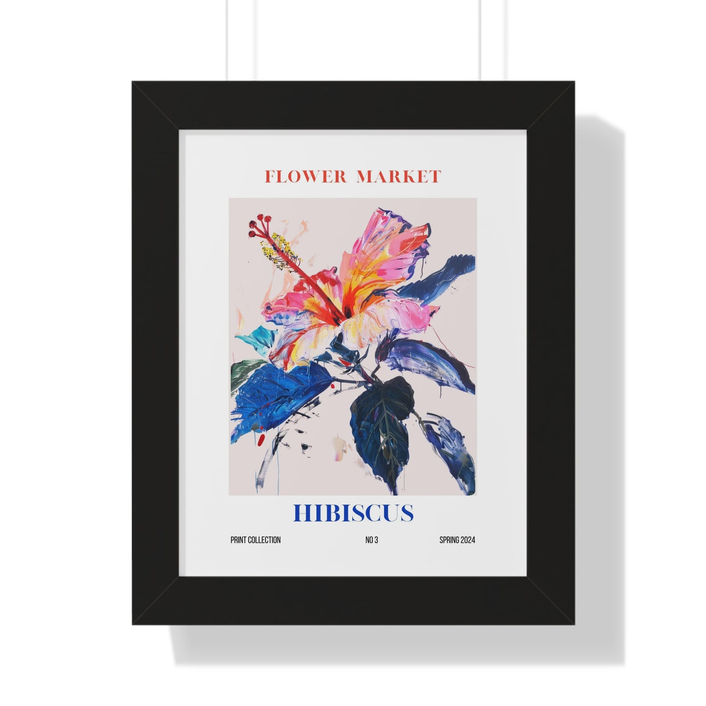 Hibiscus Flower Market Framed Print