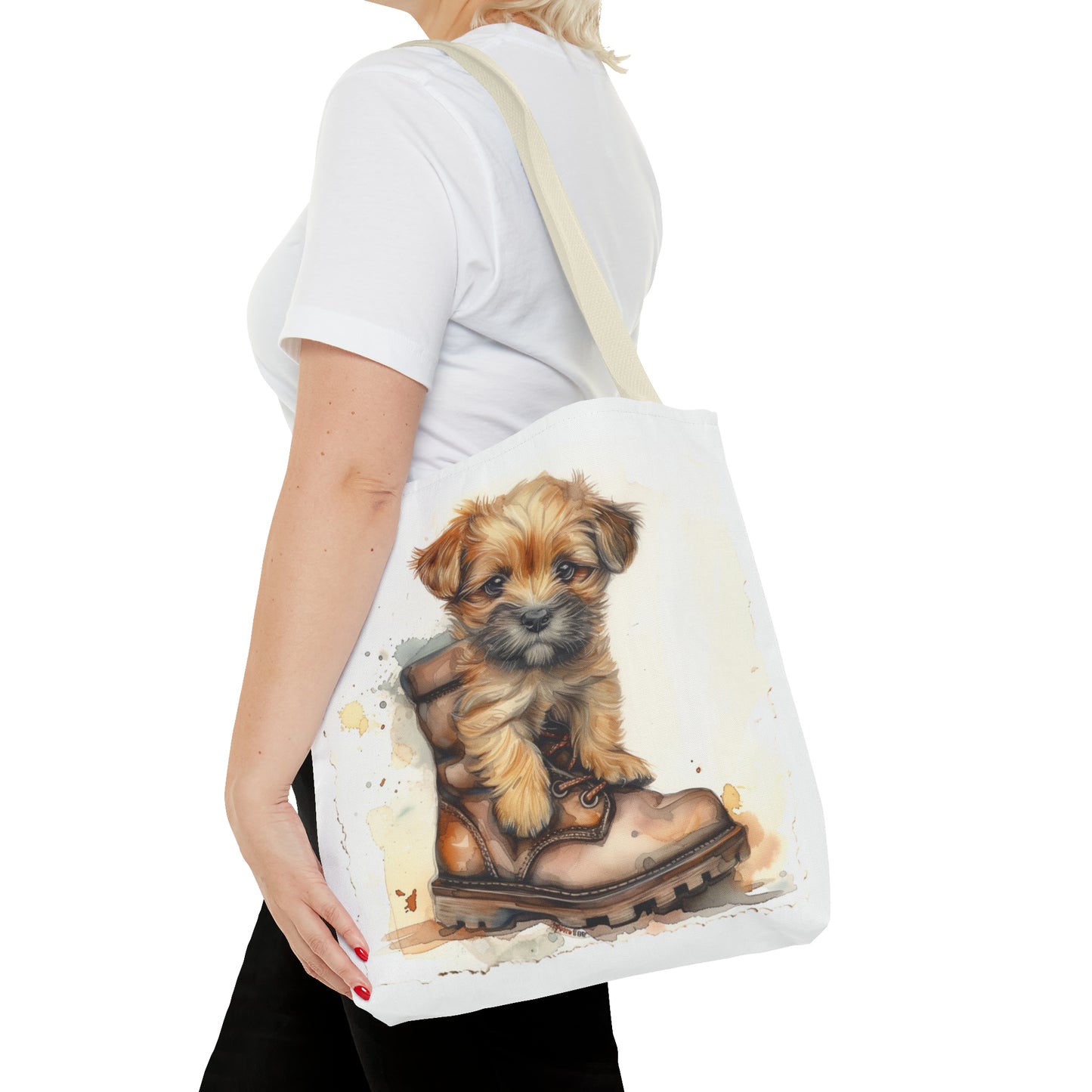 Happy Puppy Tote Bag