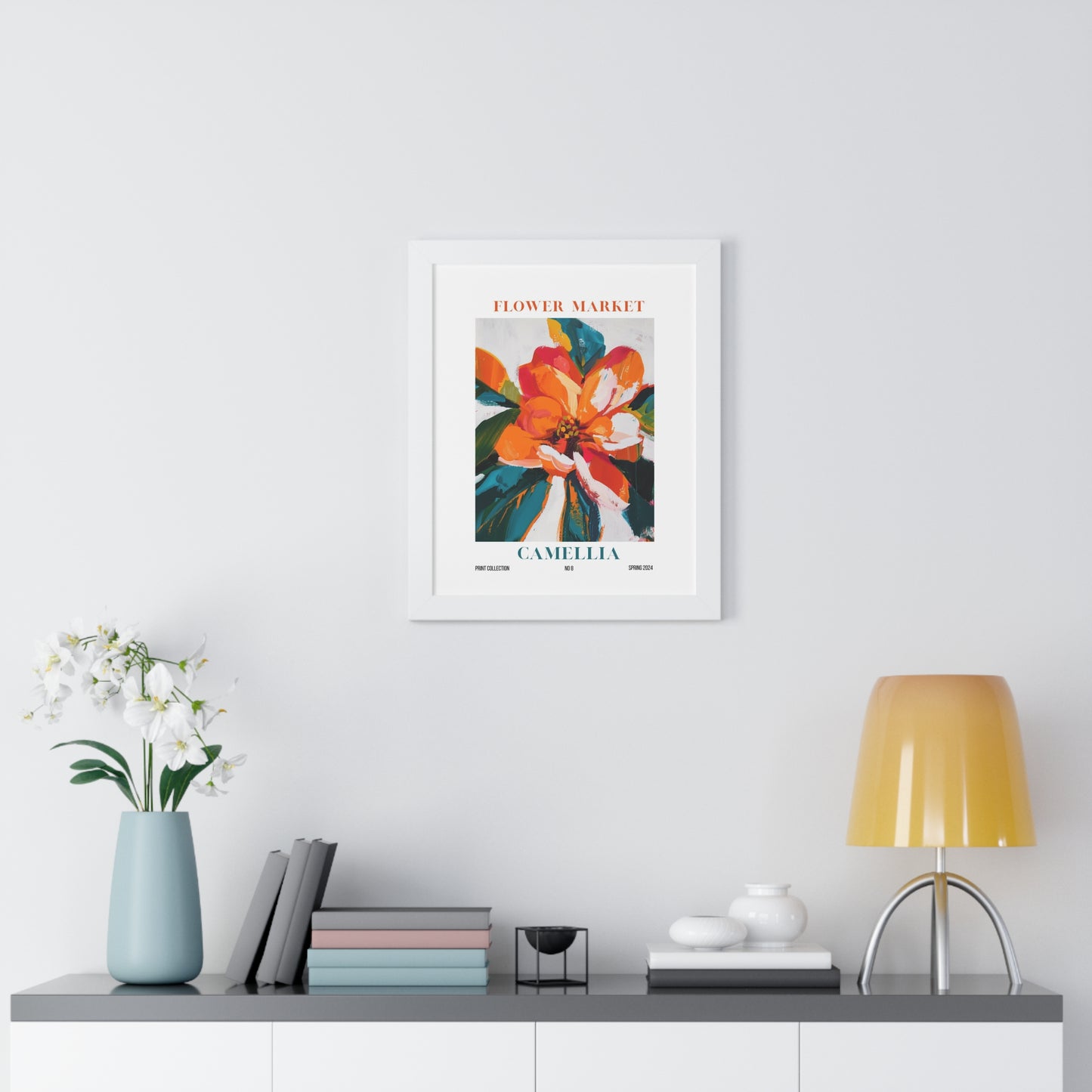 Hibiscus Flower Market Framed Print