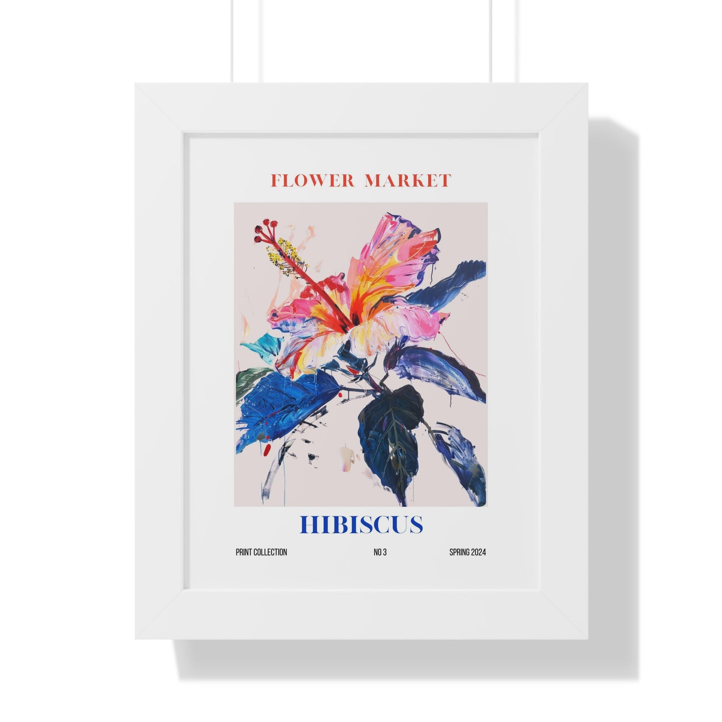Hibiscus Flower Market Framed Print