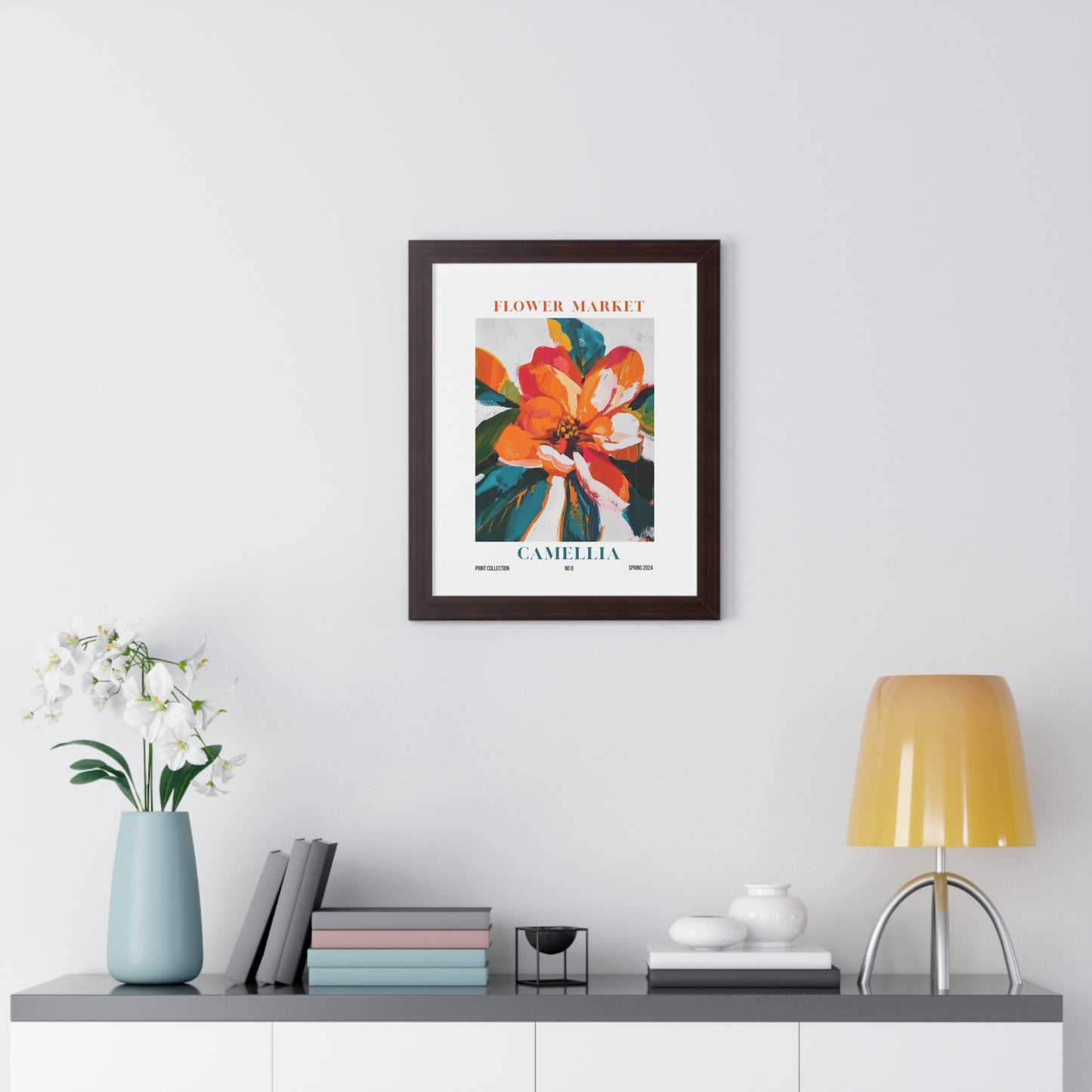 Hibiscus Flower Market Framed Print