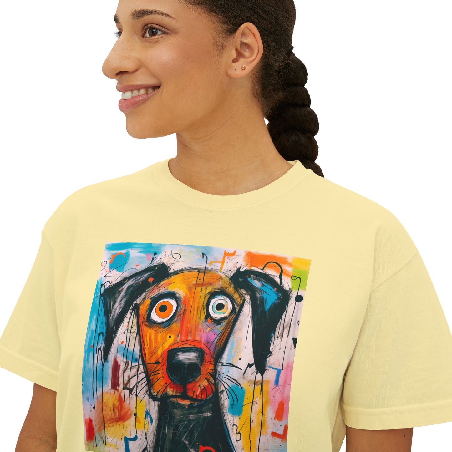Curious Puppy Women's Boxy Tee