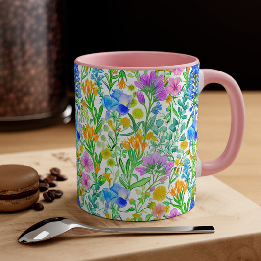 Wild Spring Flowers Coffee Mug, 11oz