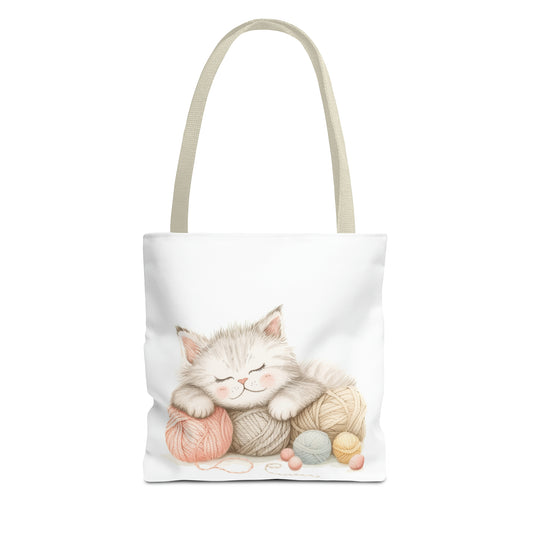 Happy Kitty Tote Bag