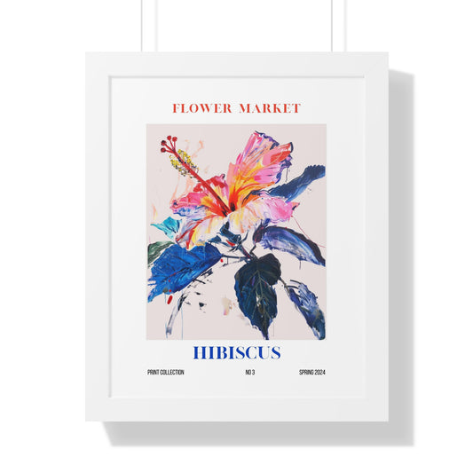 Hibiscus Flower Market Framed Print