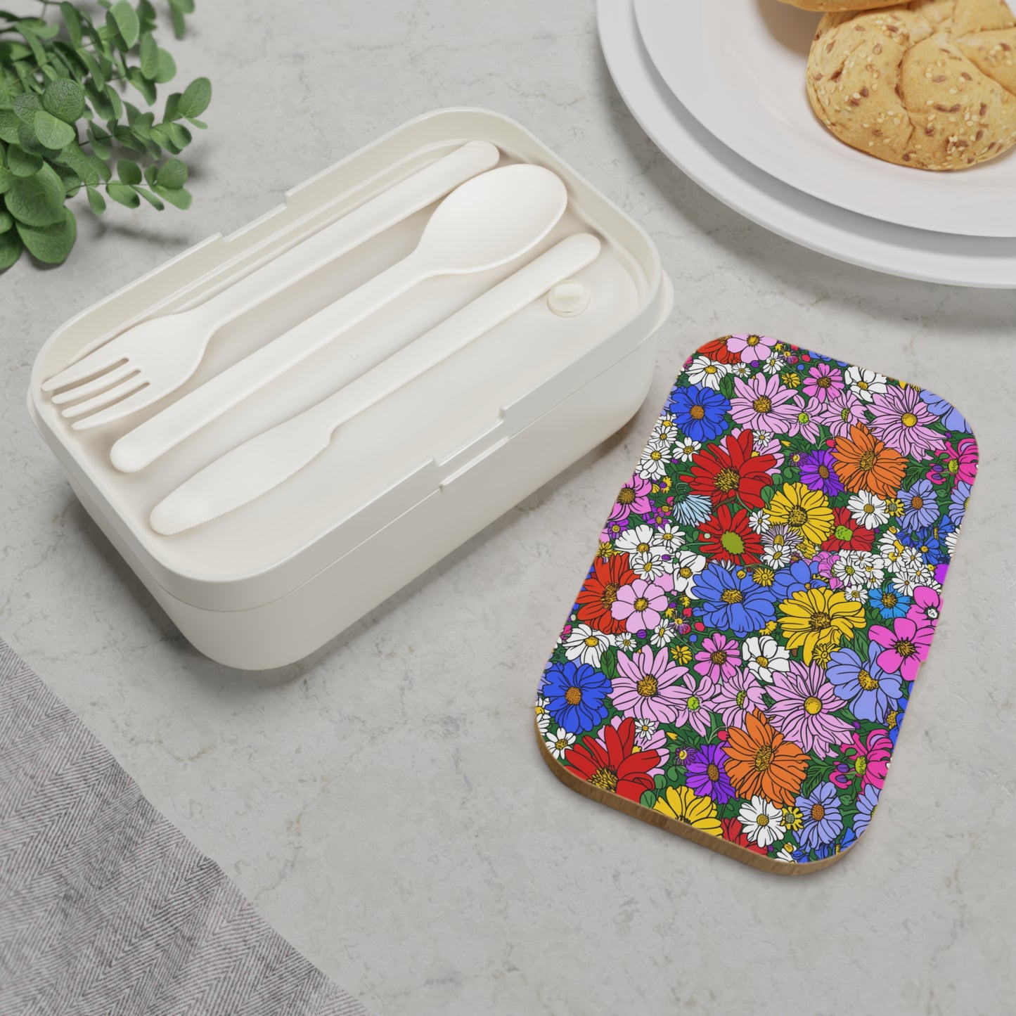 Spring Flowers Bento Lunch Box