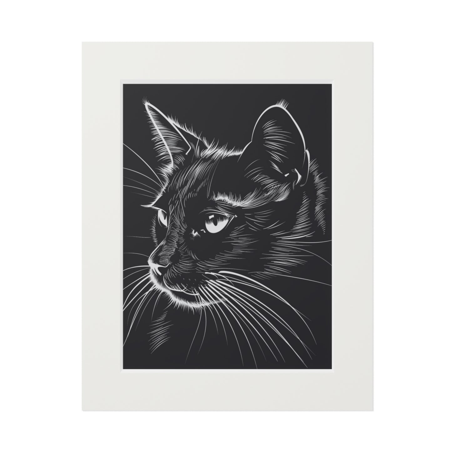 Cat with Attitude #1 Art Print