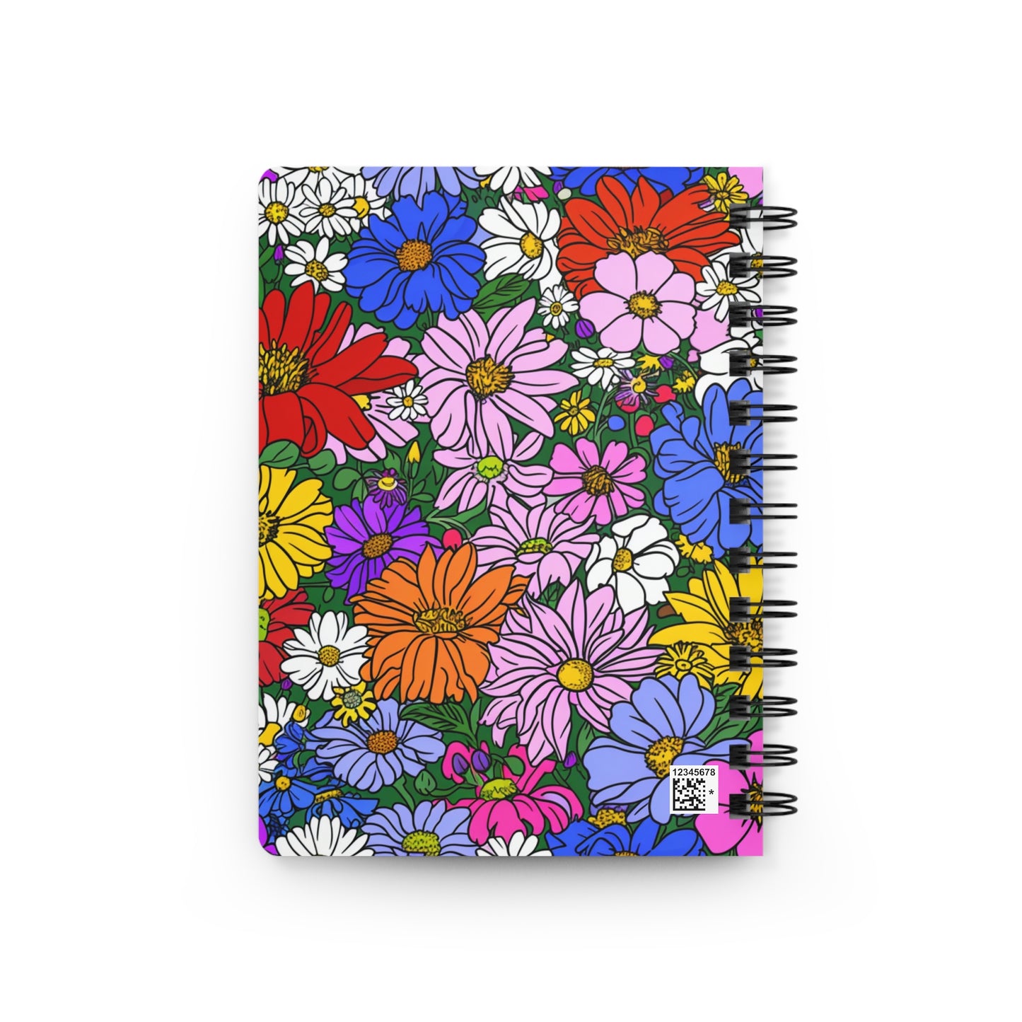 Spring Flowers Spiral Bound Notebook