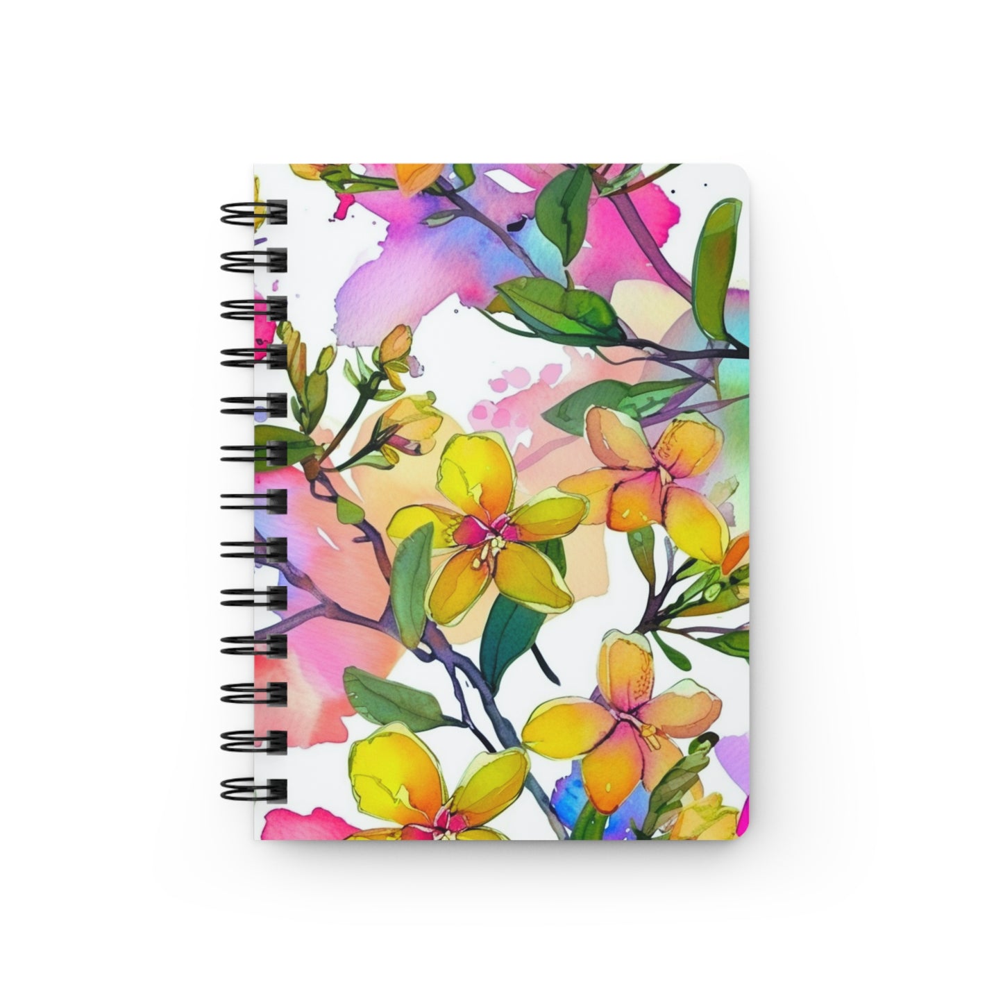 Winter Jasmine Spiral Bound Notebook