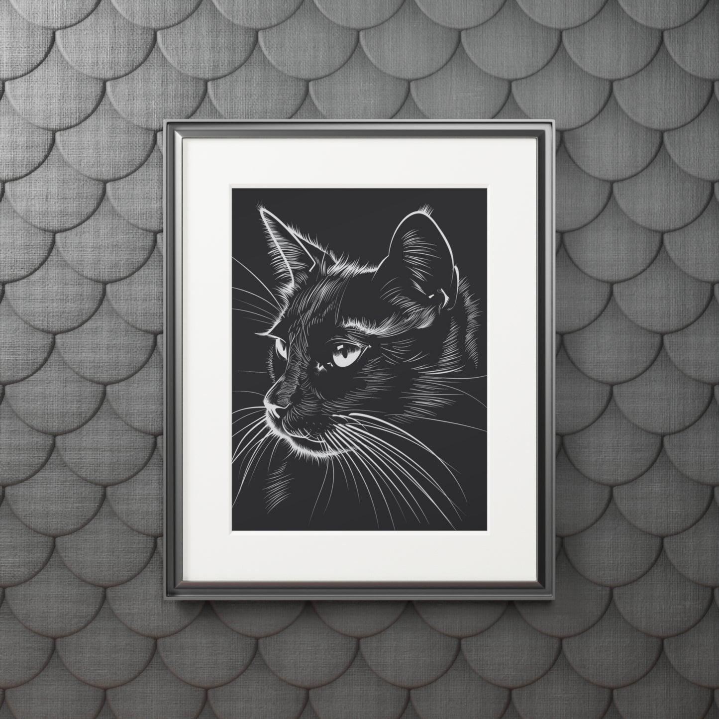 Cat with Attitude #1 Art Print