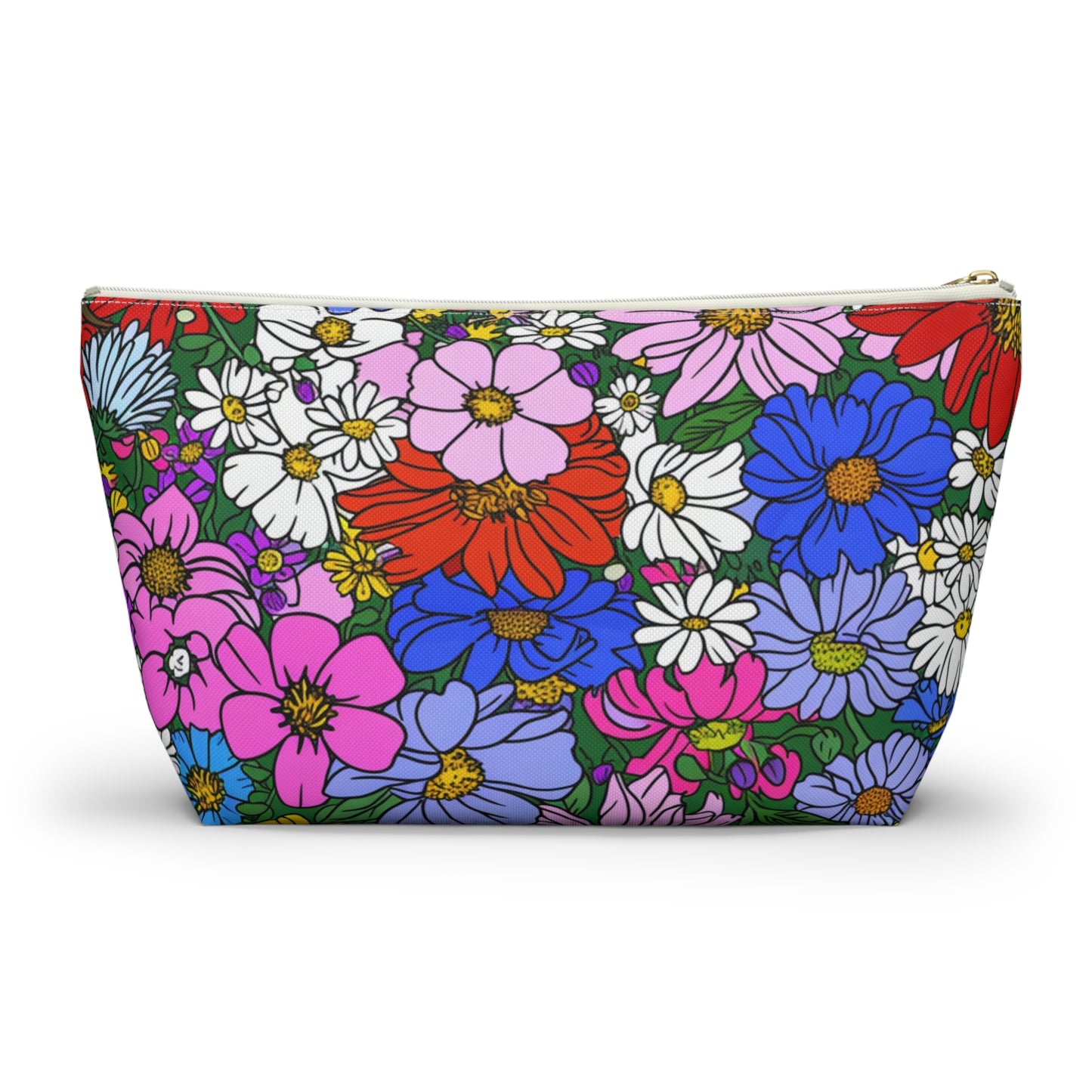 Spring Flowers Accessory Pouch