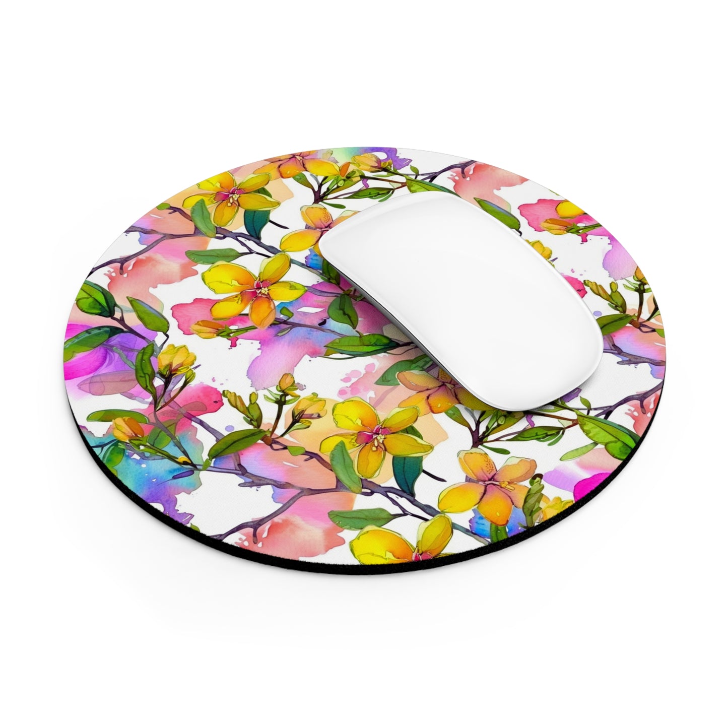 Winter Jasmine Mouse Pad