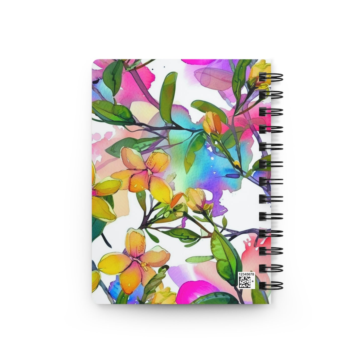 Winter Jasmine Spiral Bound Notebook