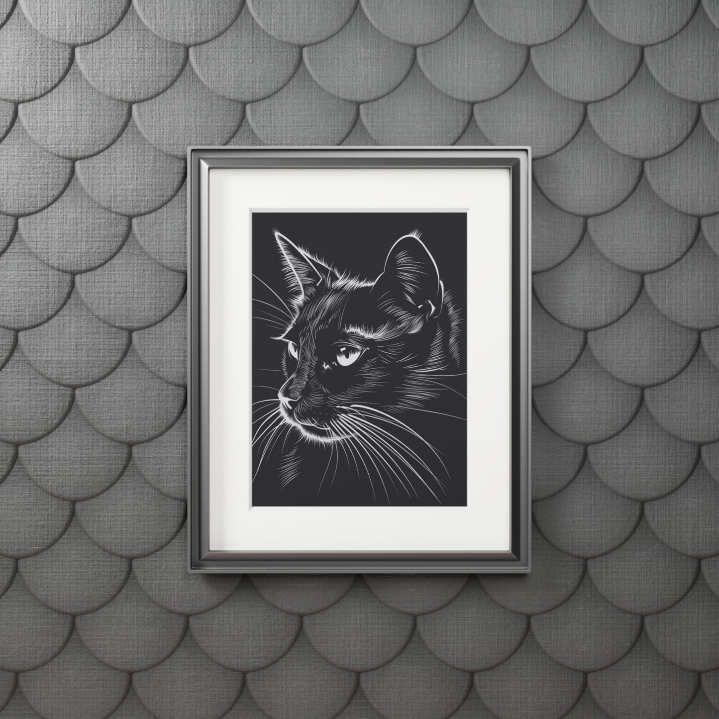 Cat with Attitude #1 Art Print