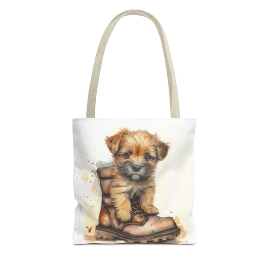 Happy Puppy Tote Bag