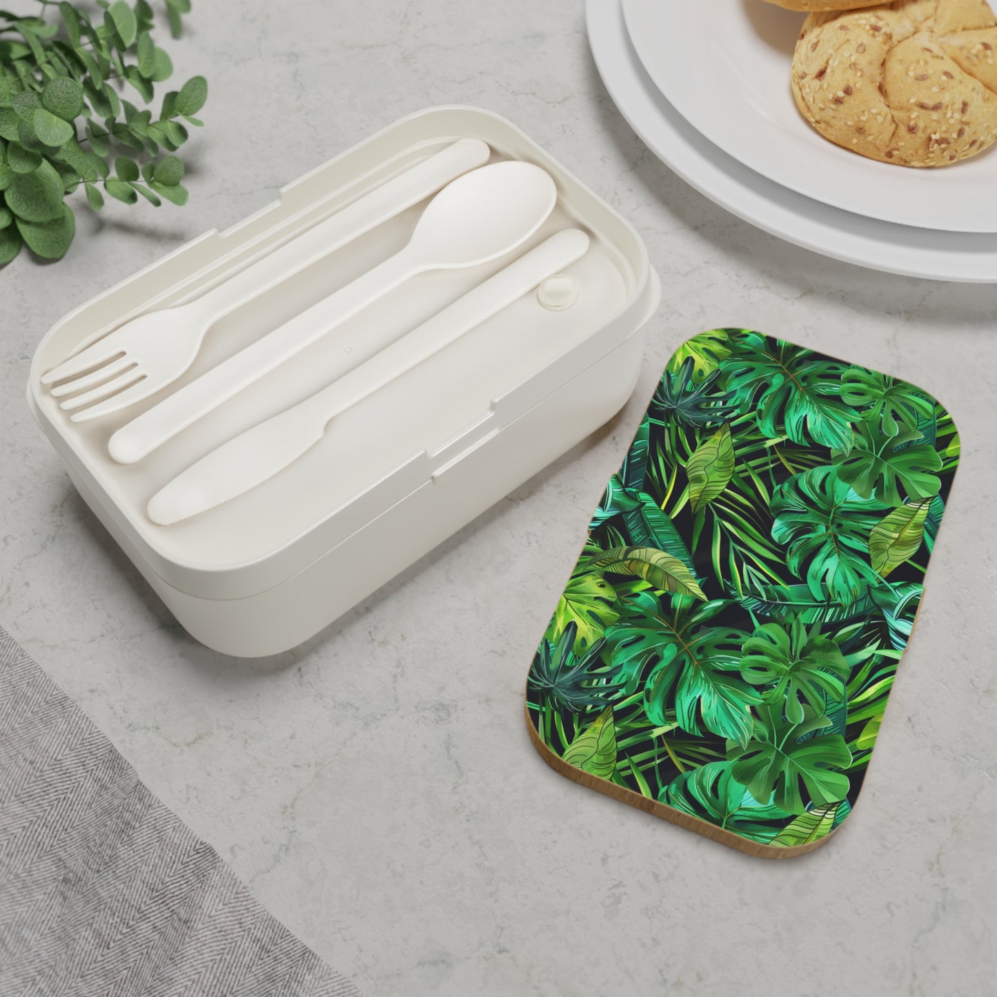 Tropical Print Bento Lunch Box