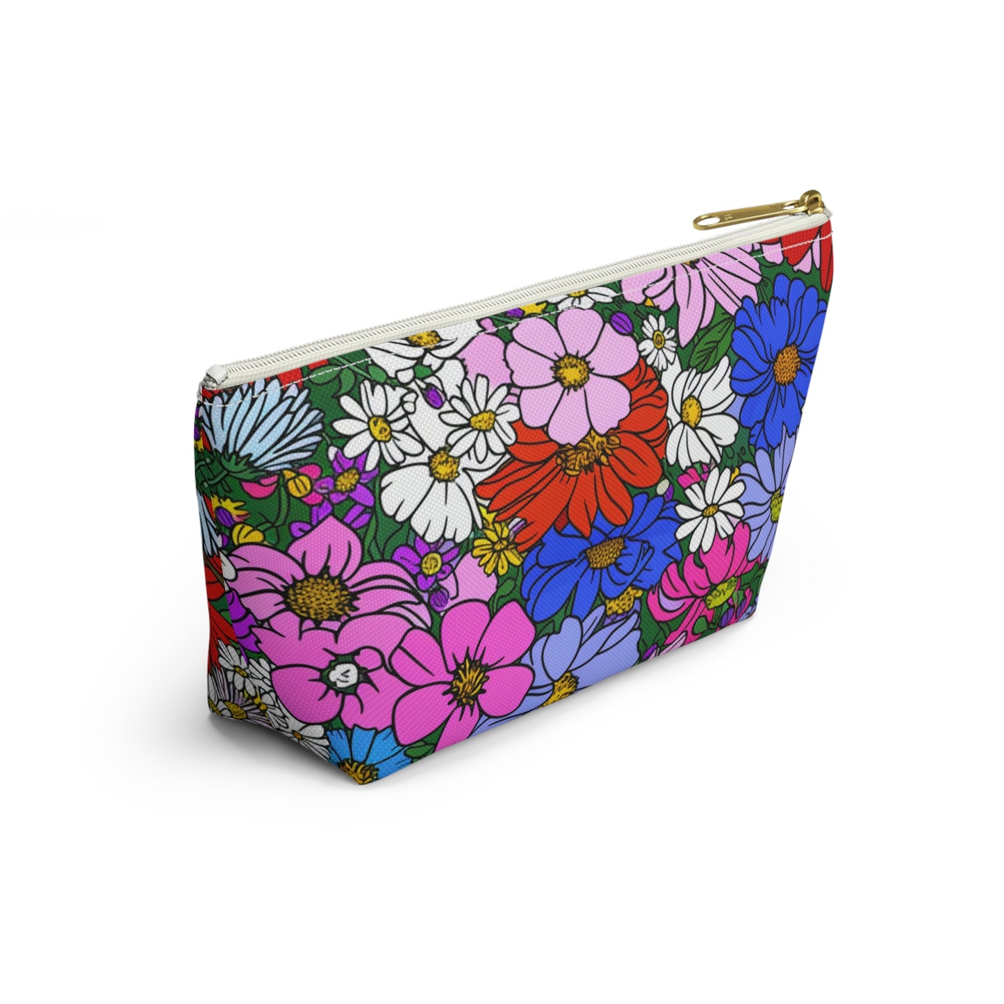 Spring Flowers Accessory Pouch