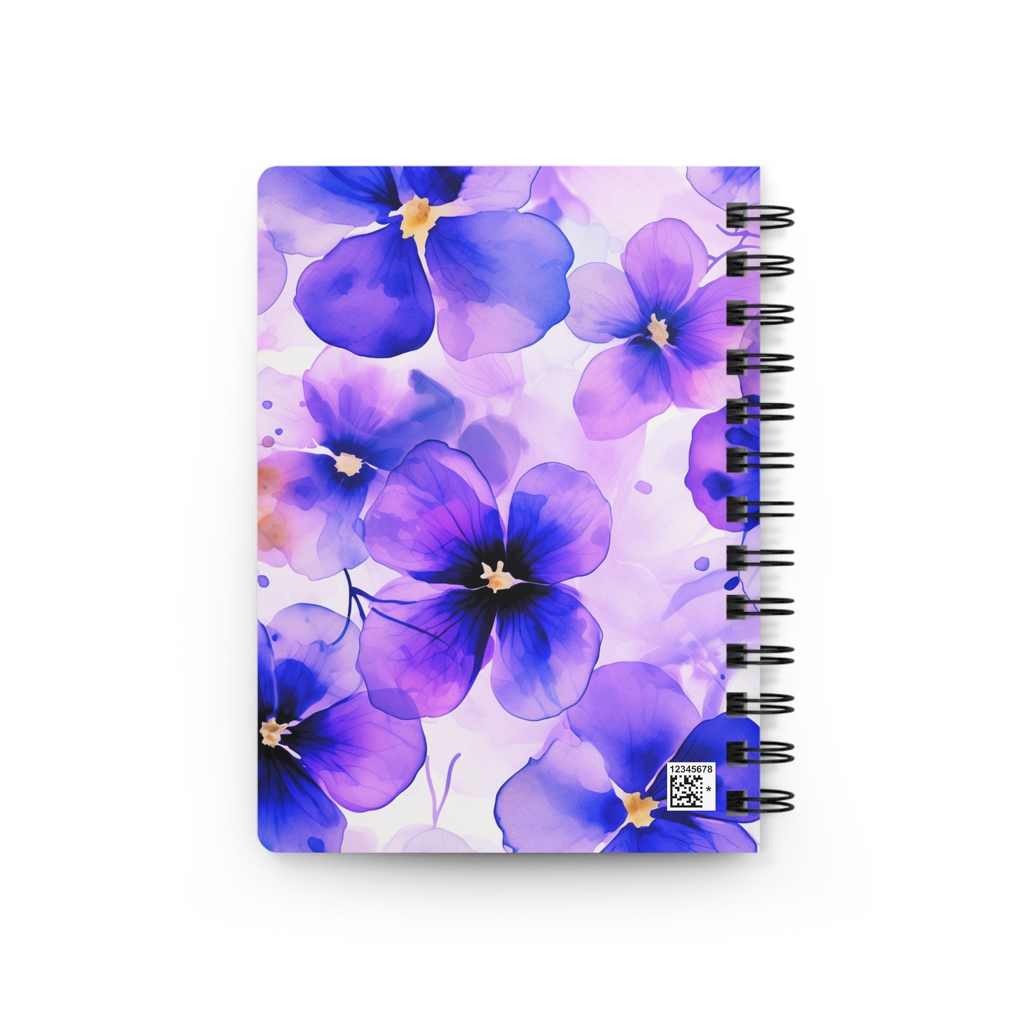 Wild Violets Spiral Bound Notebook