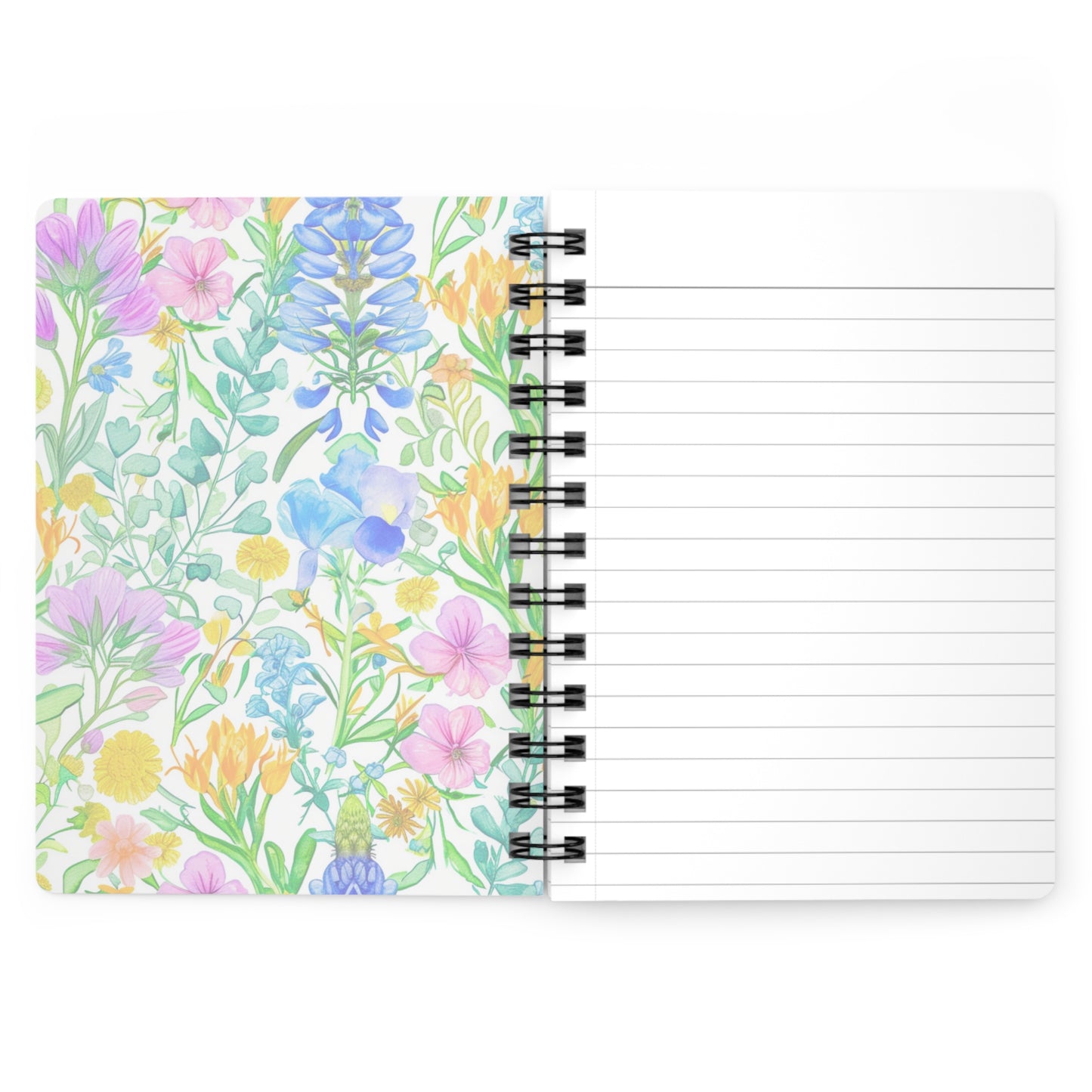 Wild Spring Flowers Spiral Bound Notebook