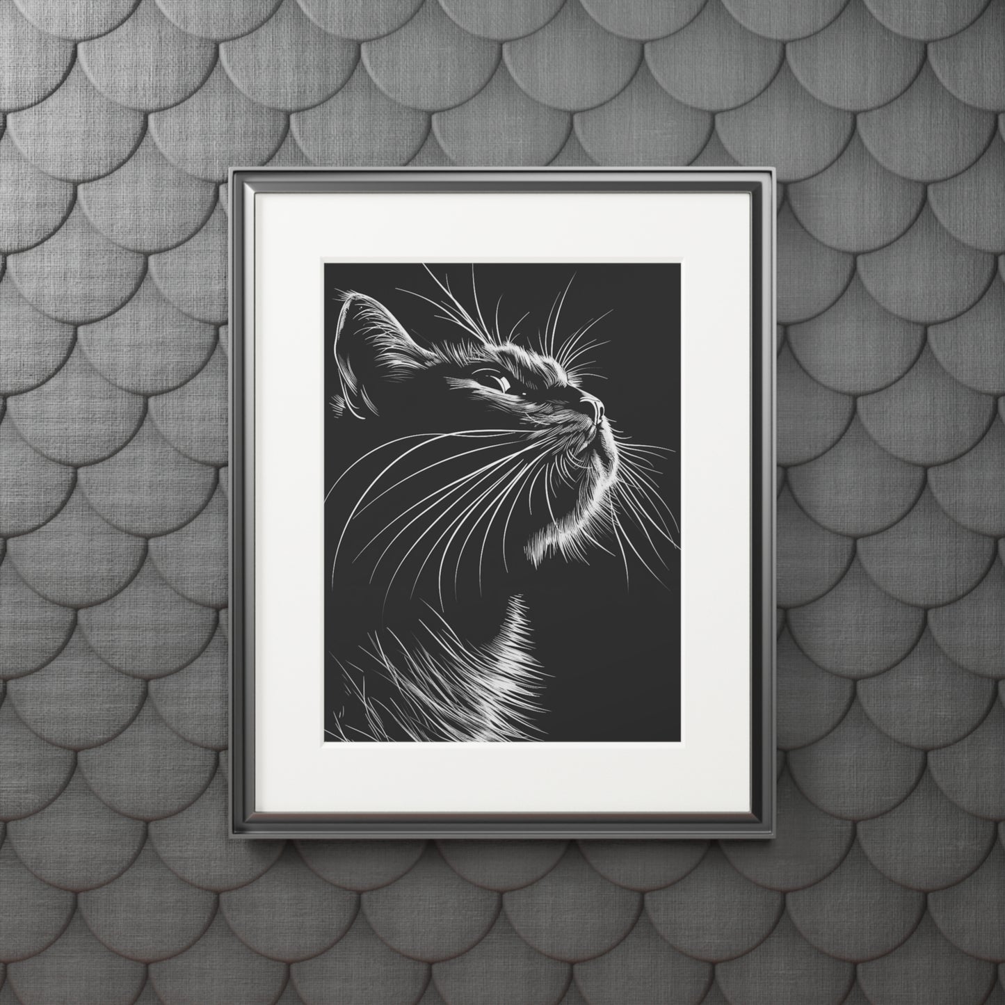 Cat with Attitude #2 Art Print