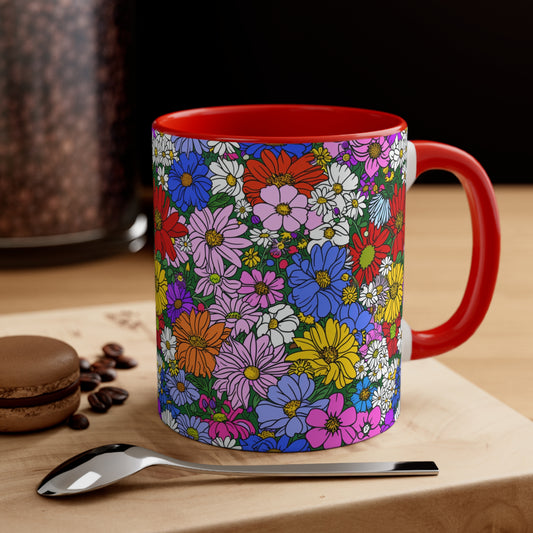 Spring Flowers Coffee Mug, 11oz