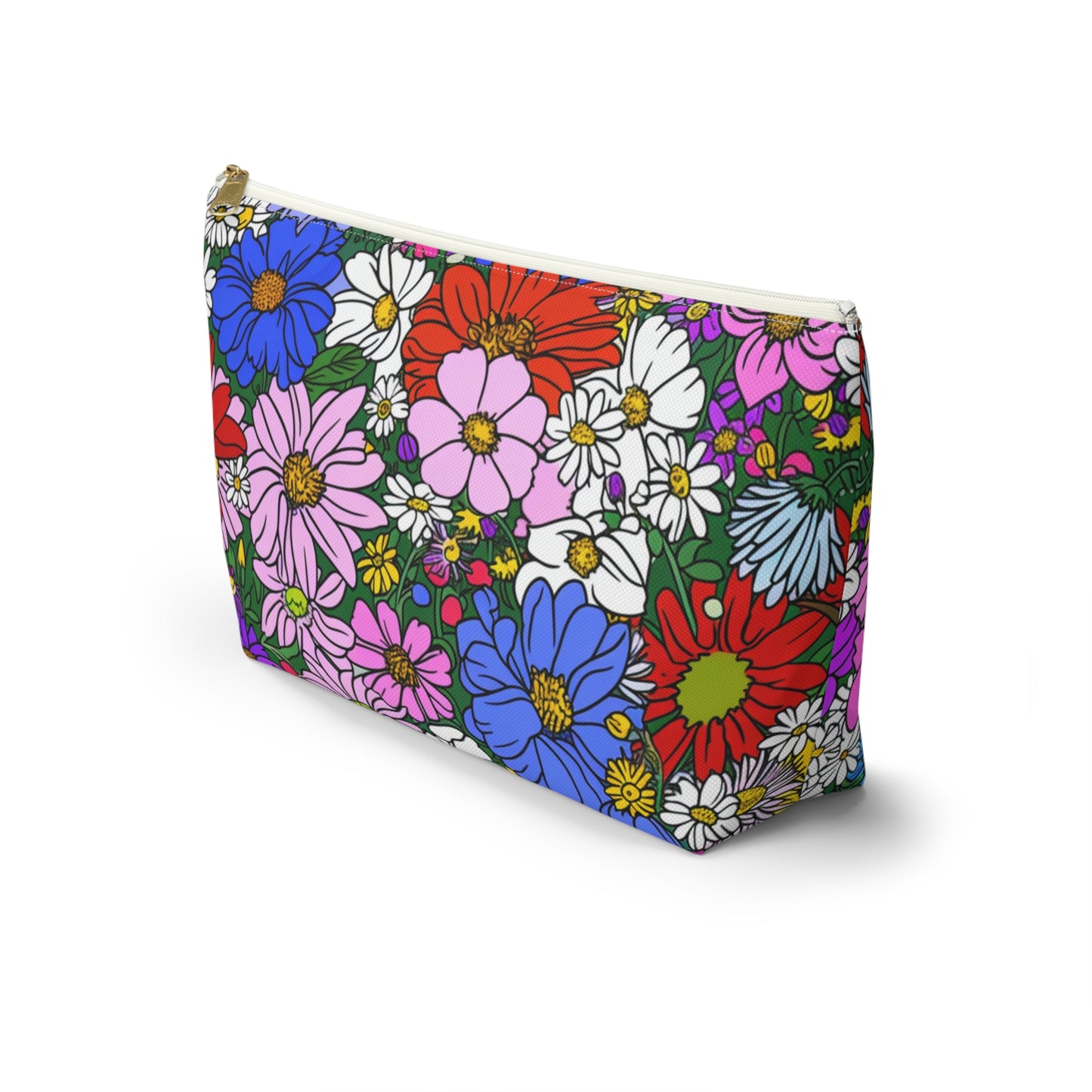 Spring Flowers Accessory Pouch