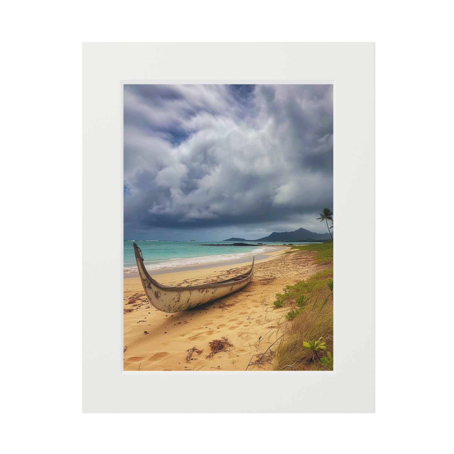 Moody Hawaii Art Print