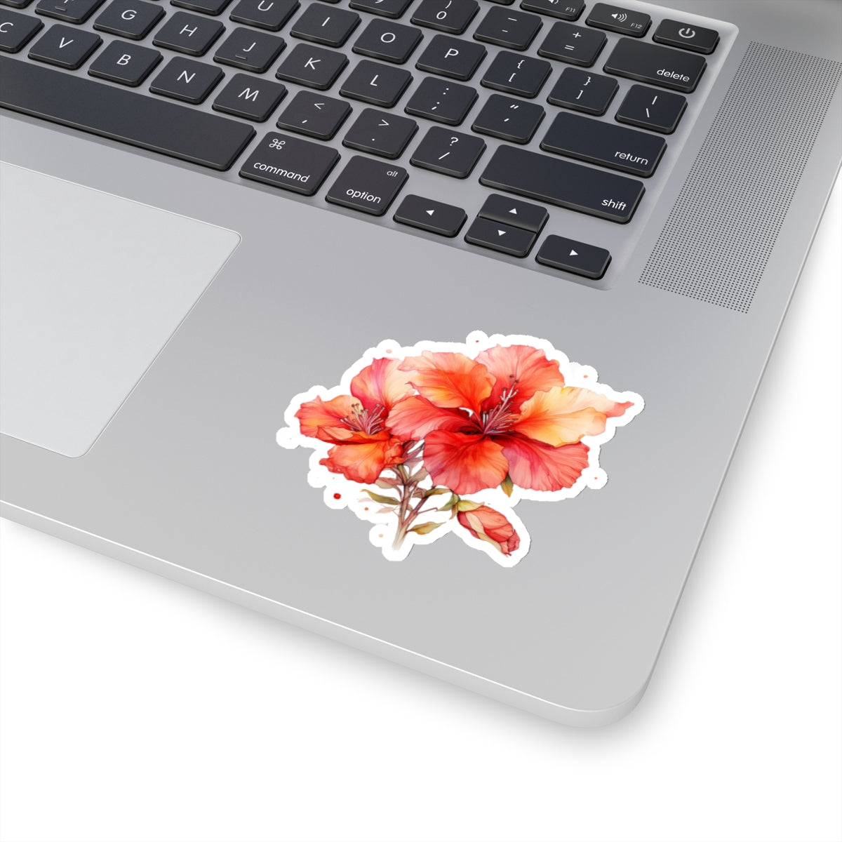 Bouvardia Flower Sticker, 3" x 3"