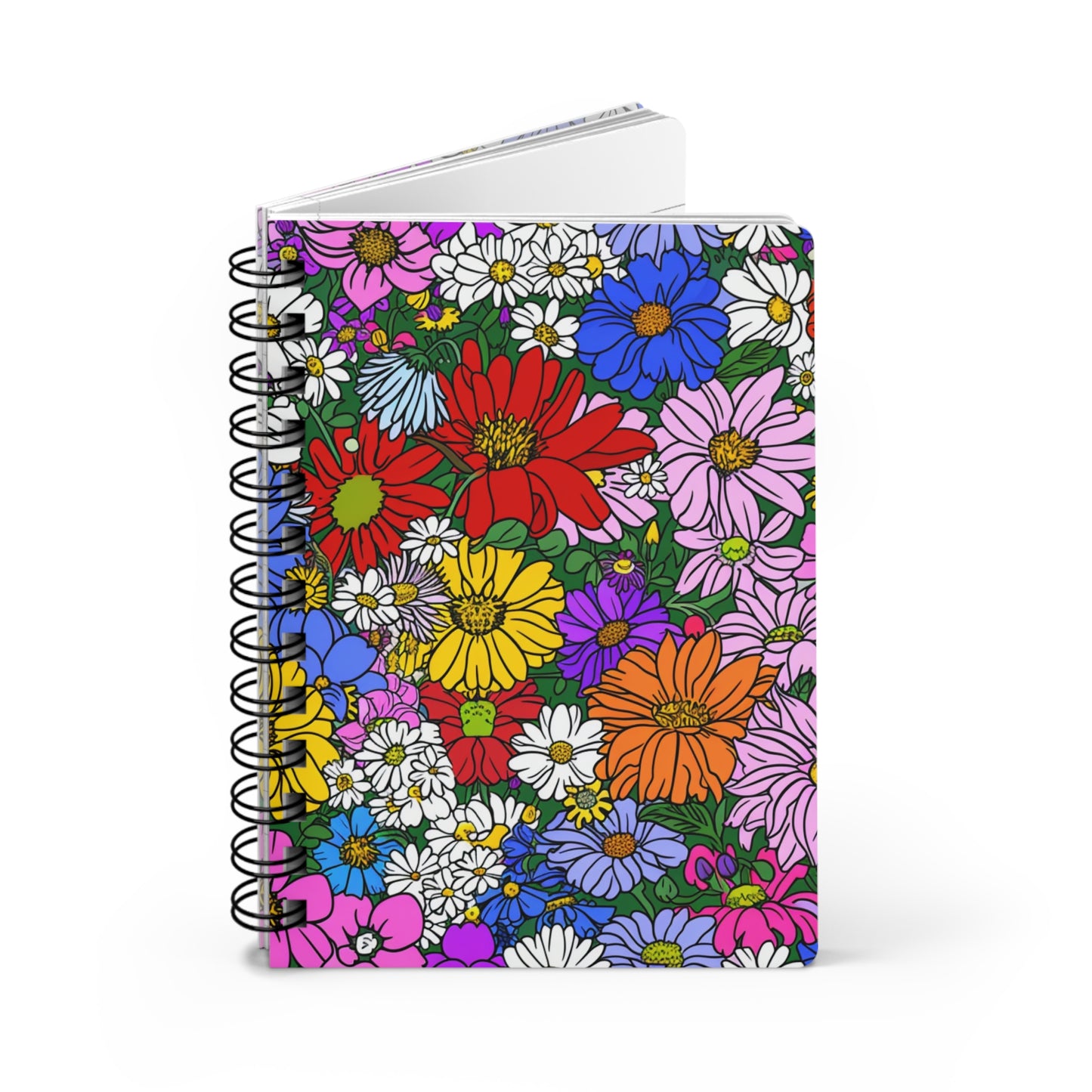 Spring Flowers Spiral Bound Notebook