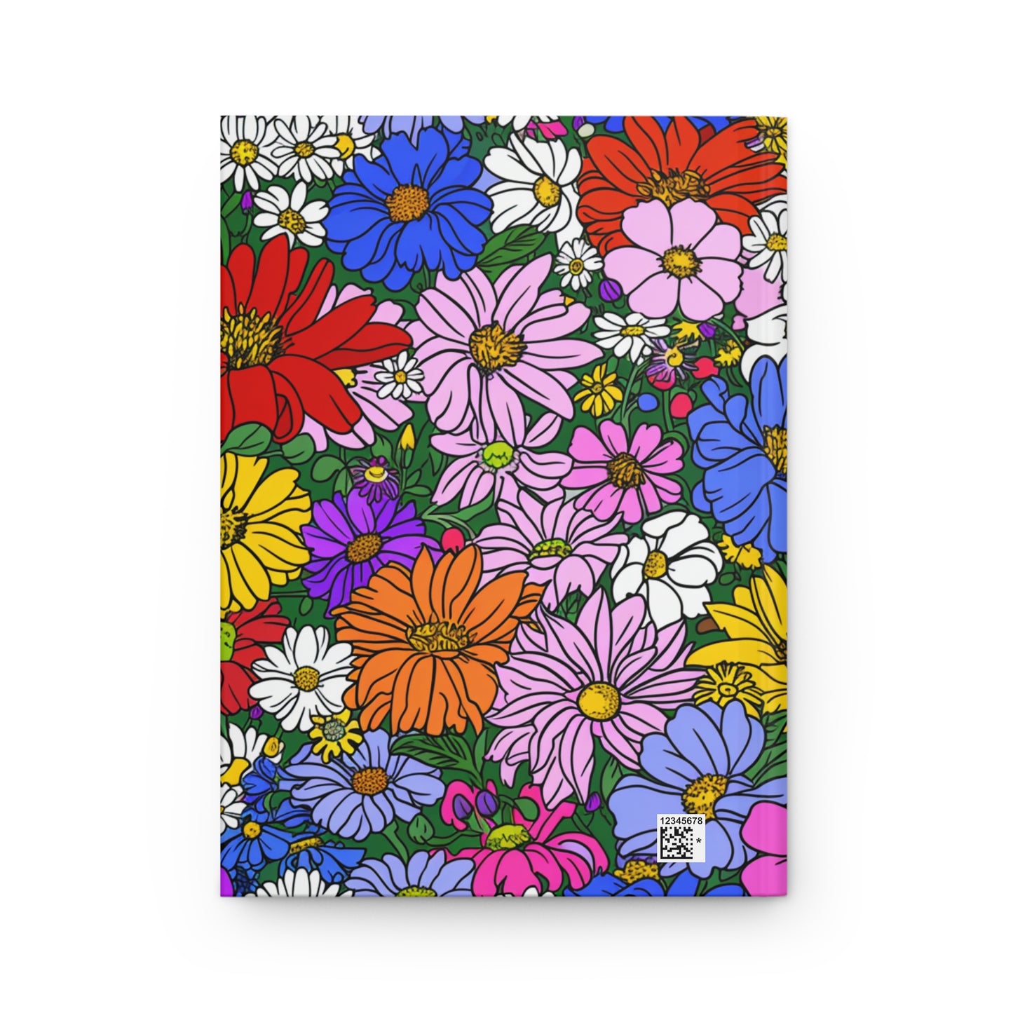 Spring Flowers Hardcover Notebook