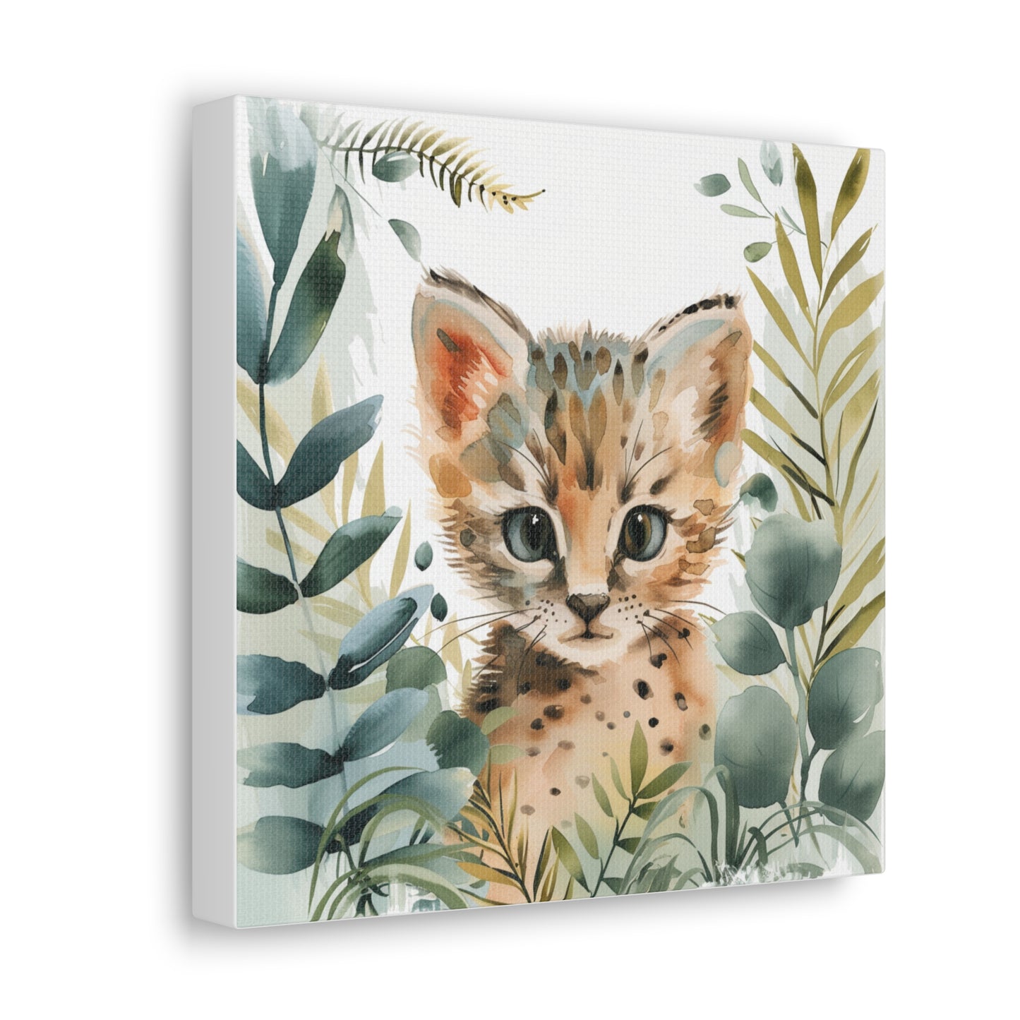 Wildcat in the Jungle Nursery Art