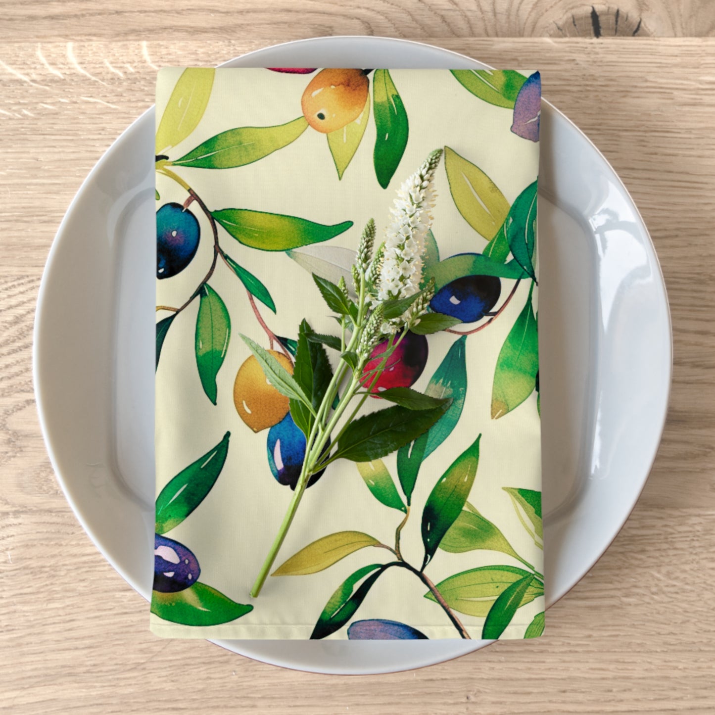 Olive Branch Table Napkins