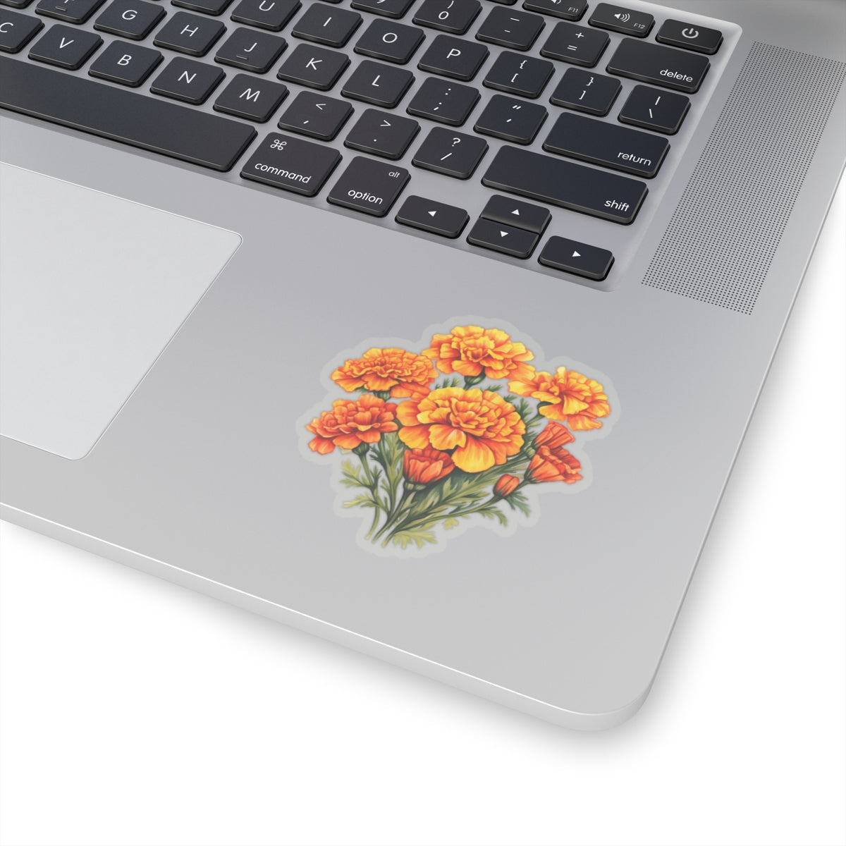 Marigold Flowers, Sticker, 3" x 3"