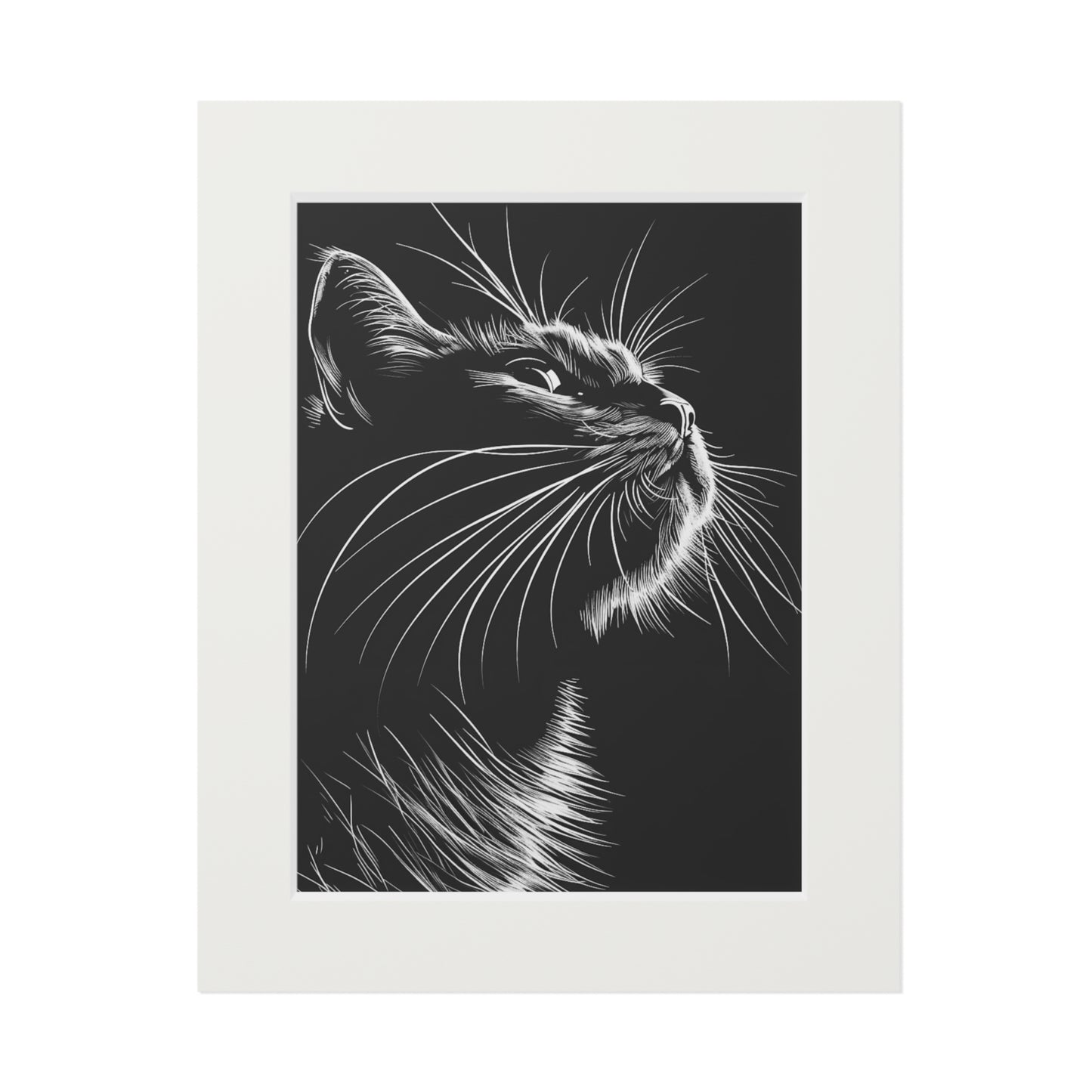 Cat with Attitude #2 Art Print