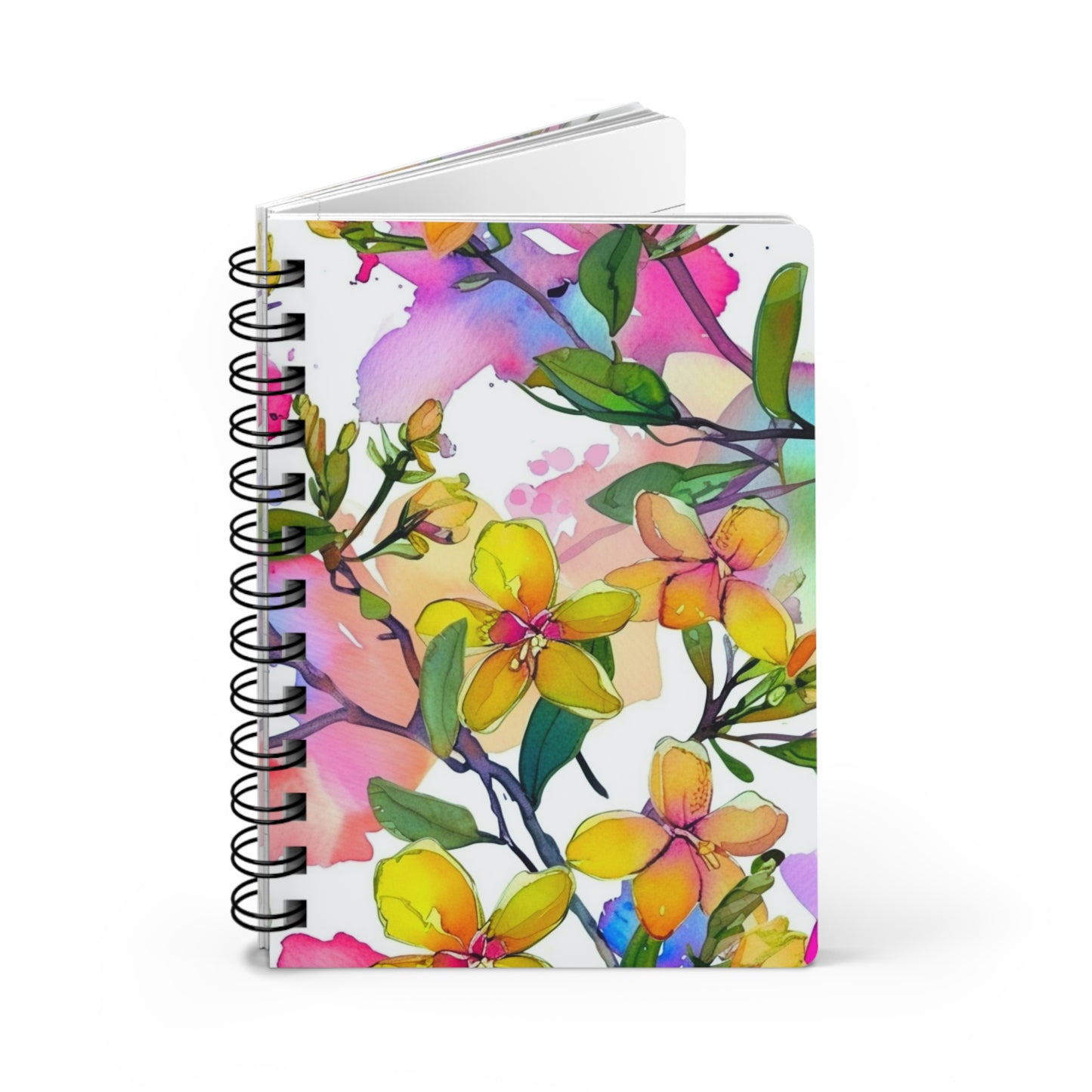 Winter Jasmine Spiral Bound Notebook