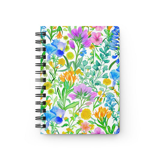 Wild Spring Flowers Spiral Bound Notebook