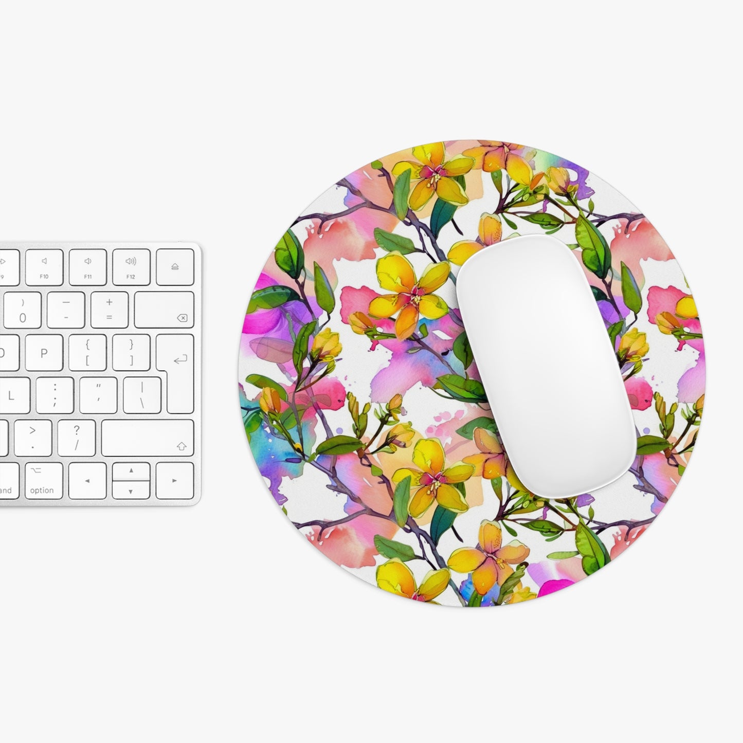 Winter Jasmine Mouse Pad