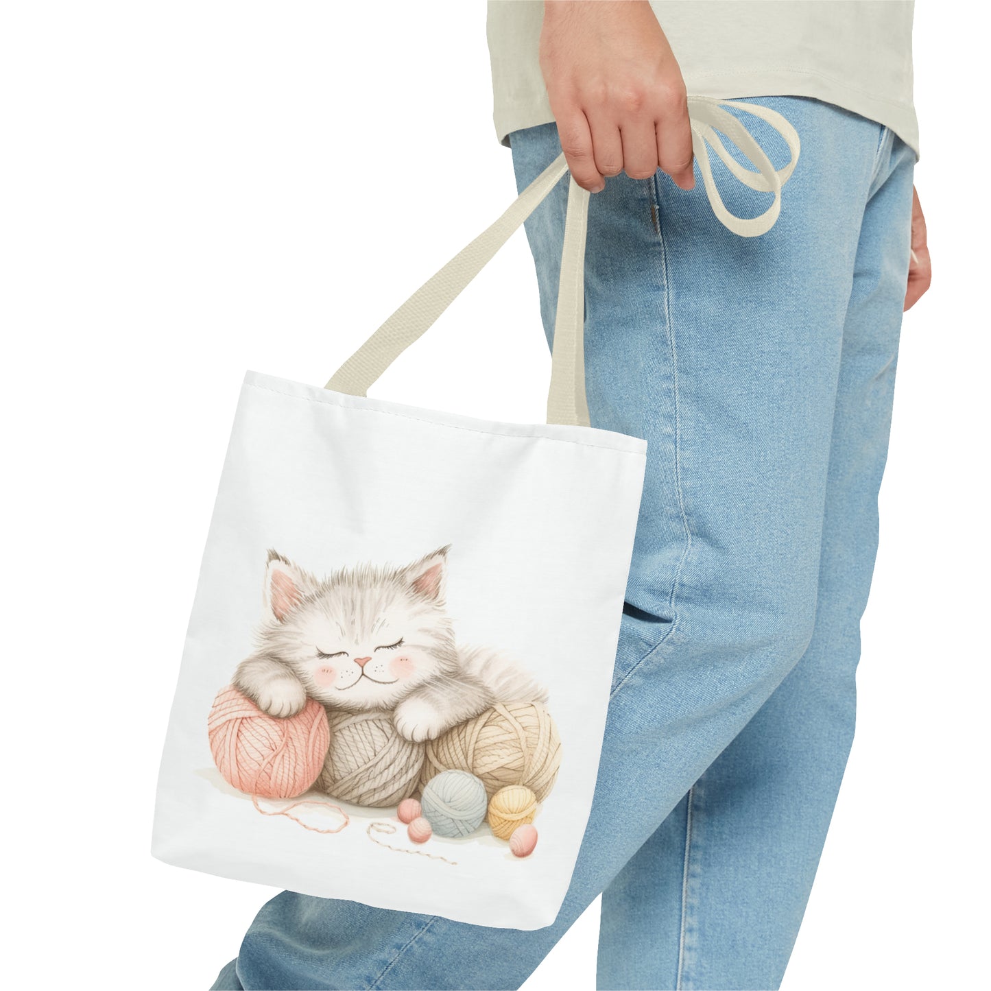 Happy Kitty Tote Bag