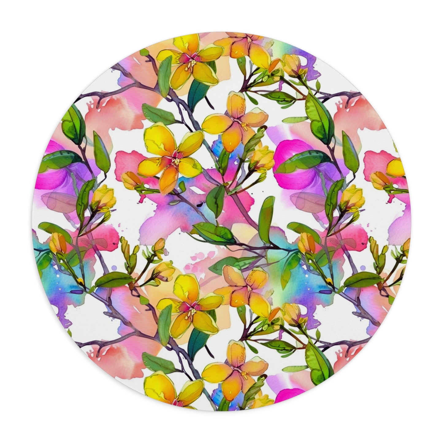 Winter Jasmine Mouse Pad