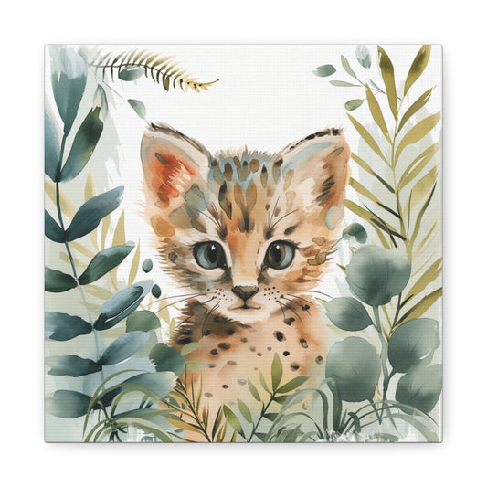 Wildcat in the Jungle Nursery Art