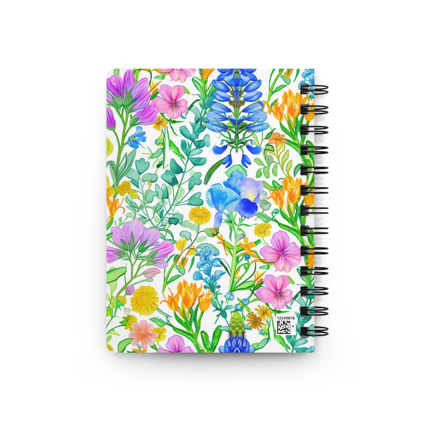 Wild Spring Flowers Spiral Bound Notebook