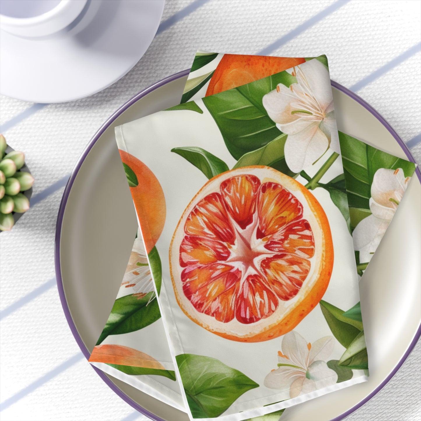 Sicilian Blood Orange Table Napkins