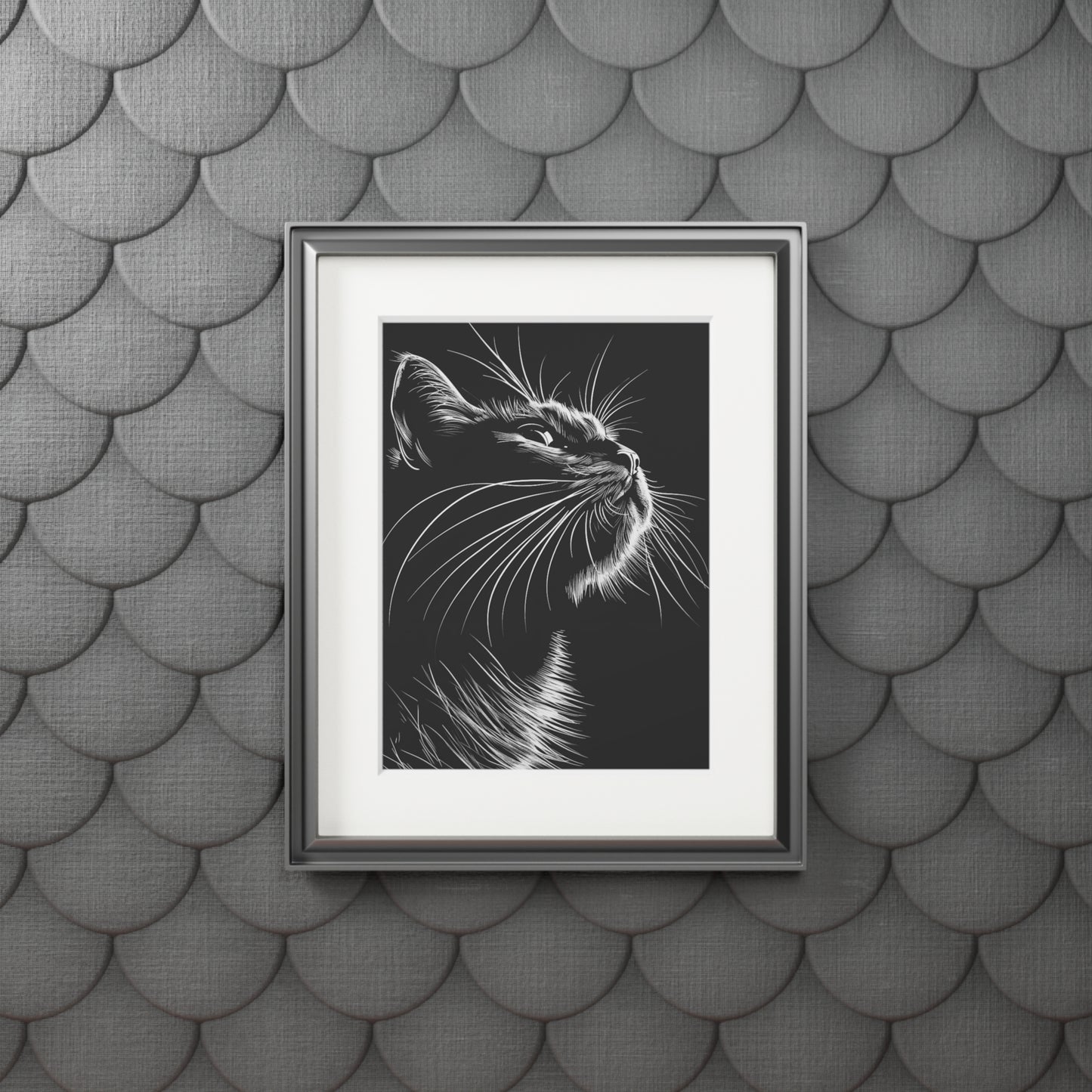 Cat with Attitude #2 Art Print