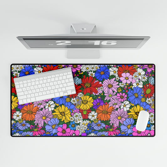 Spring Flowers Desk Mat