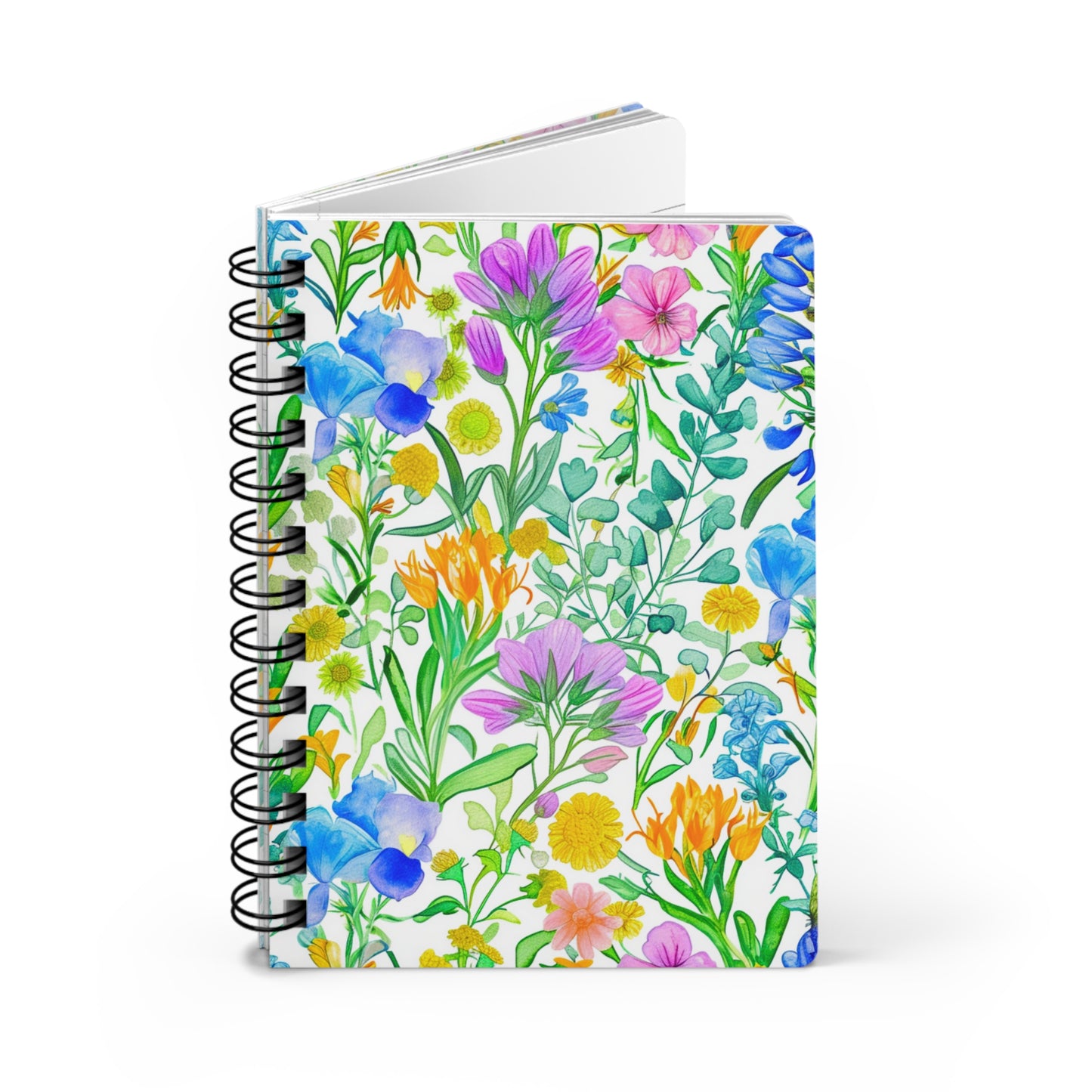 Wild Spring Flowers Spiral Bound Notebook