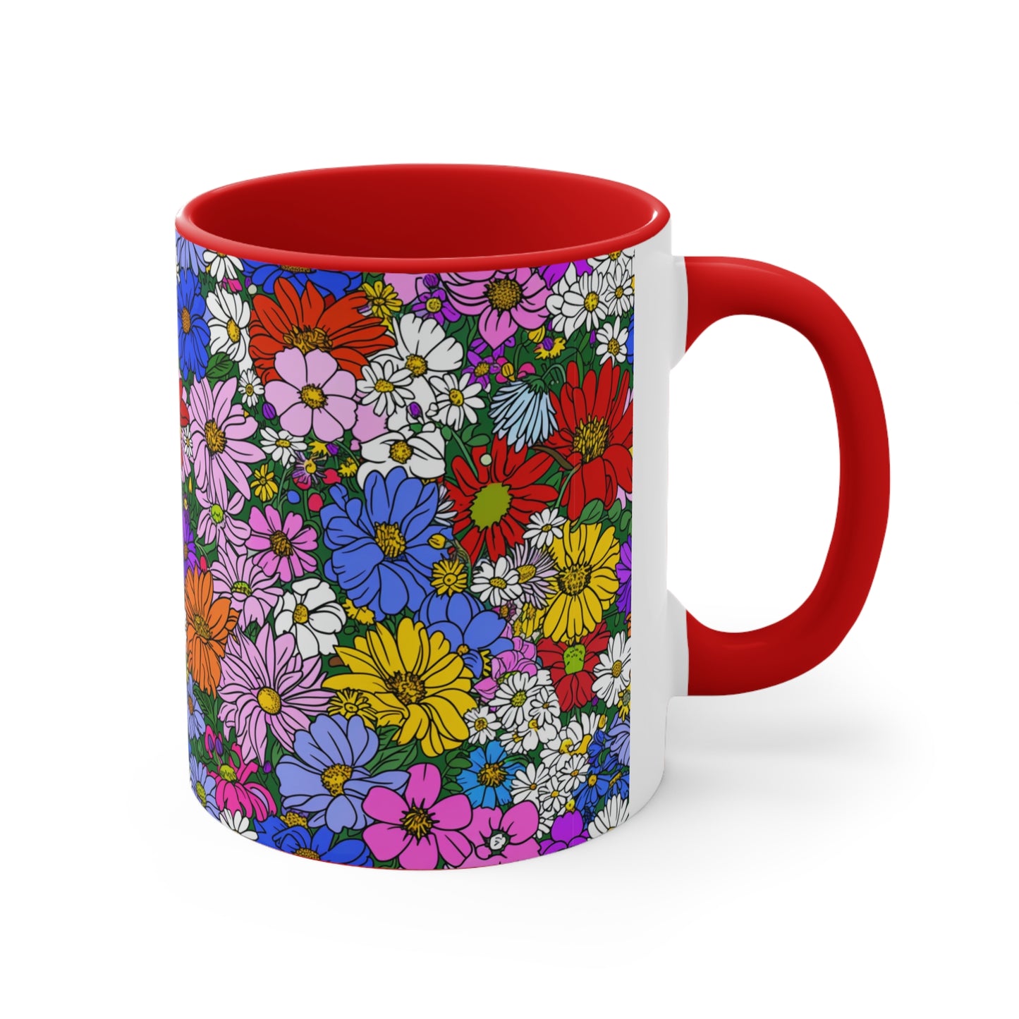 Spring Flowers Coffee Mug, 11oz