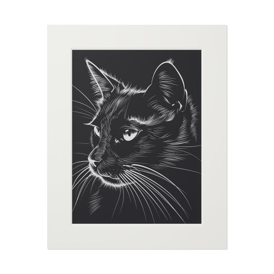 Cat with Attitude #1 Art Print