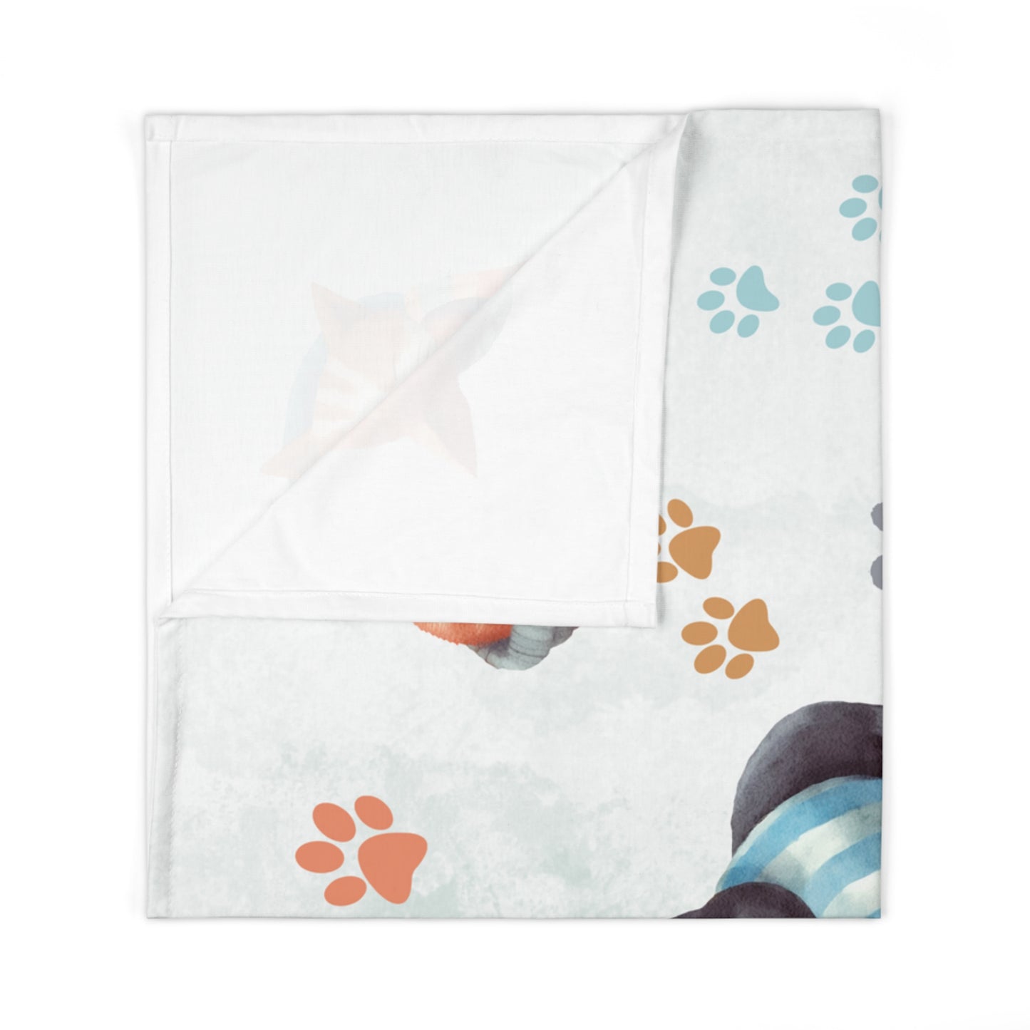 Sleepy Kitty Baby Swaddle Blanket