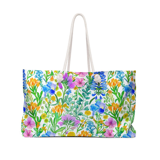 Wild Flowers Weekender Bag